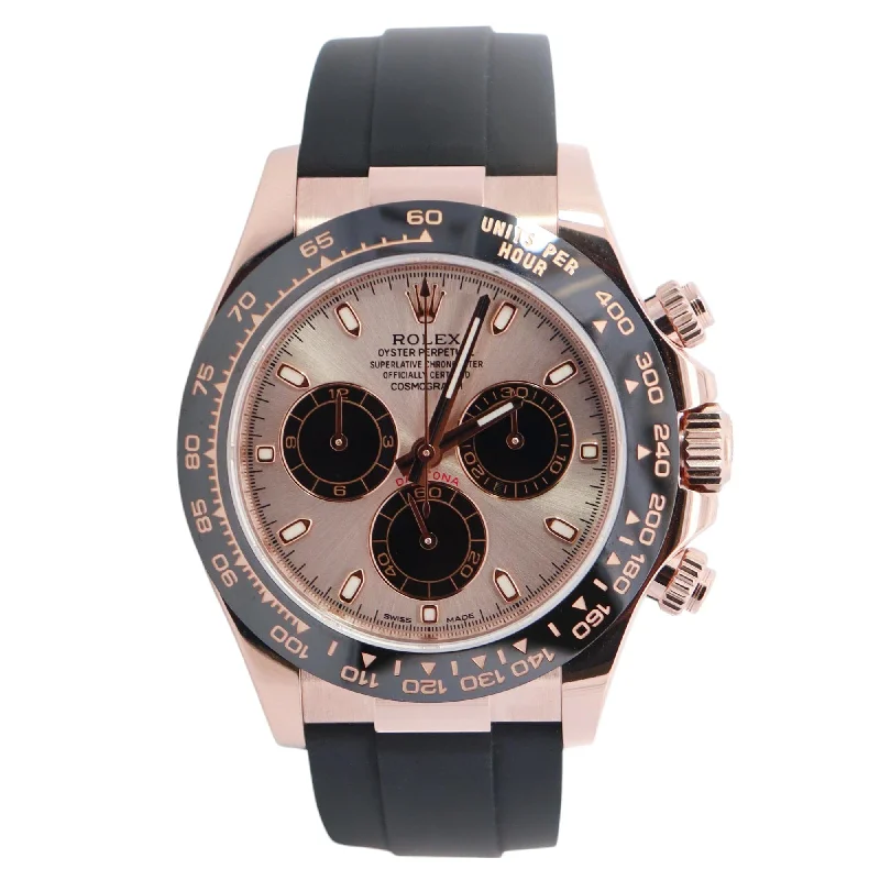 Rolex Daytona 40mm Pink Dial Watch Ref# 116515LN