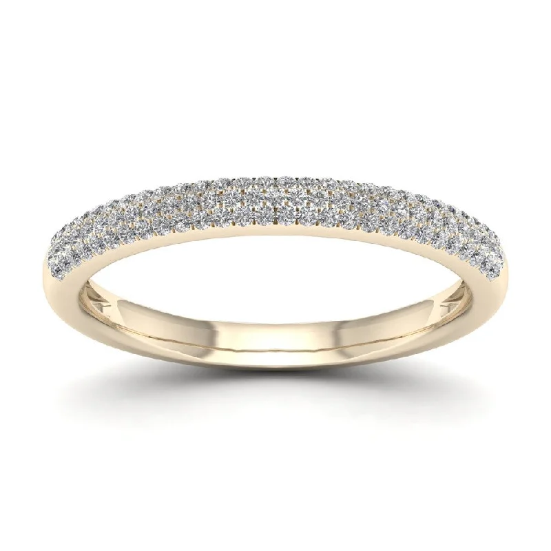 De Couer 1/4ct TDW Diamond Wedding Band