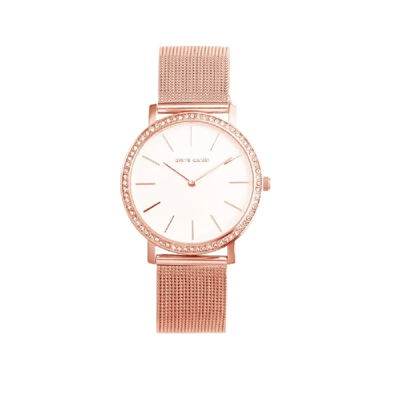 Pierre Cardin Rose Gold Mesh Watch 5791