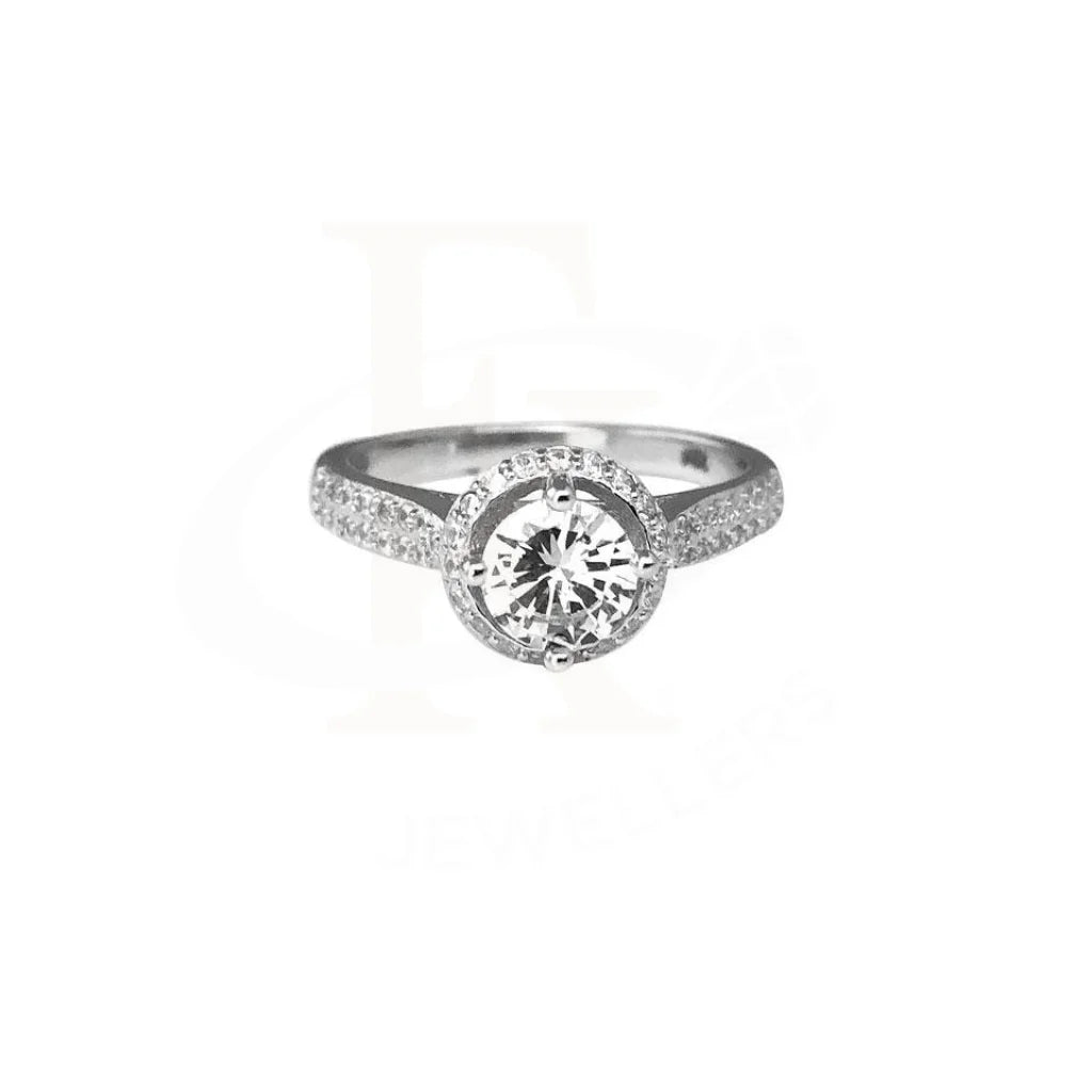 Sterling Silver 925 Solitaire Ring - FKJRN1794