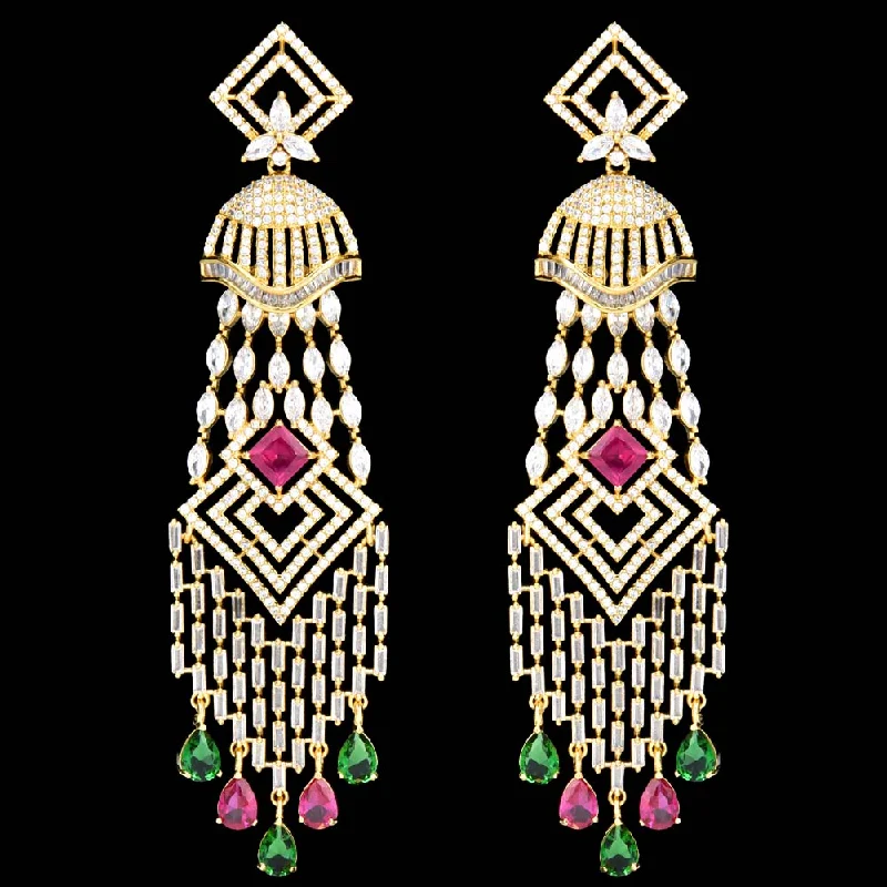 Designer Fancy Zirconia Earrings 64282