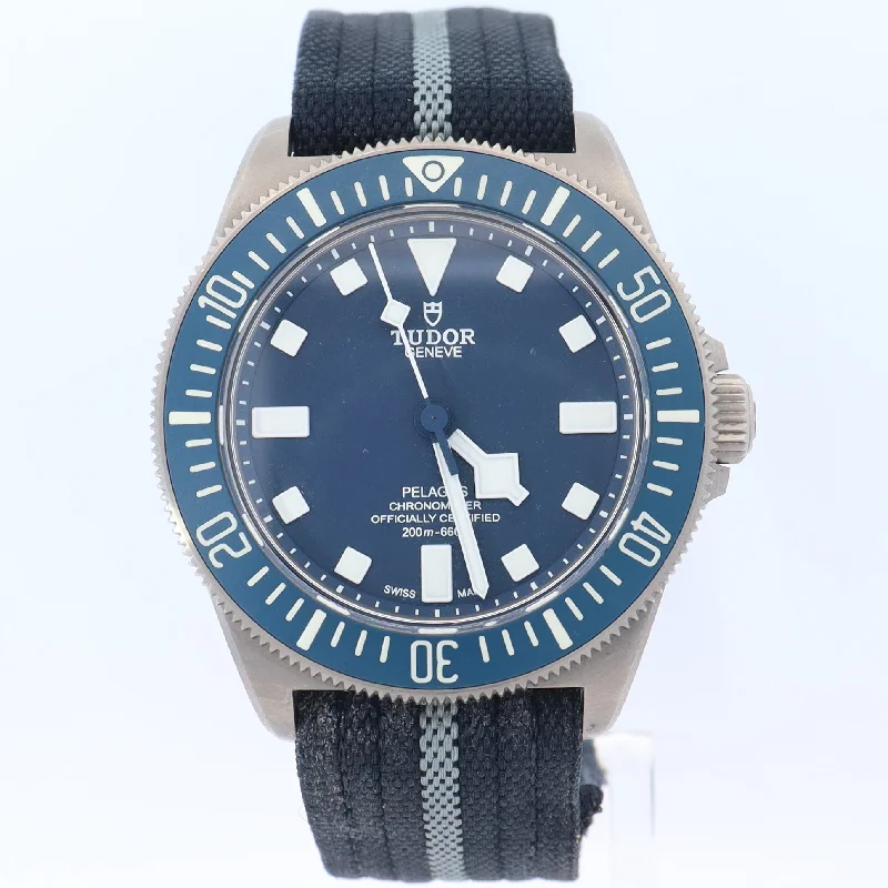 Tudor Pelagos 42mm Blue Dial Watch Ref# 25707B/21