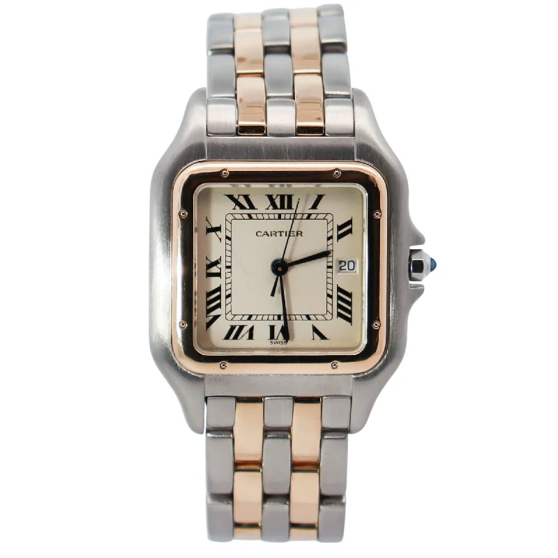 Cartier Panthere 31mm Ivory Roman Dial Watch Ref# W25027B6