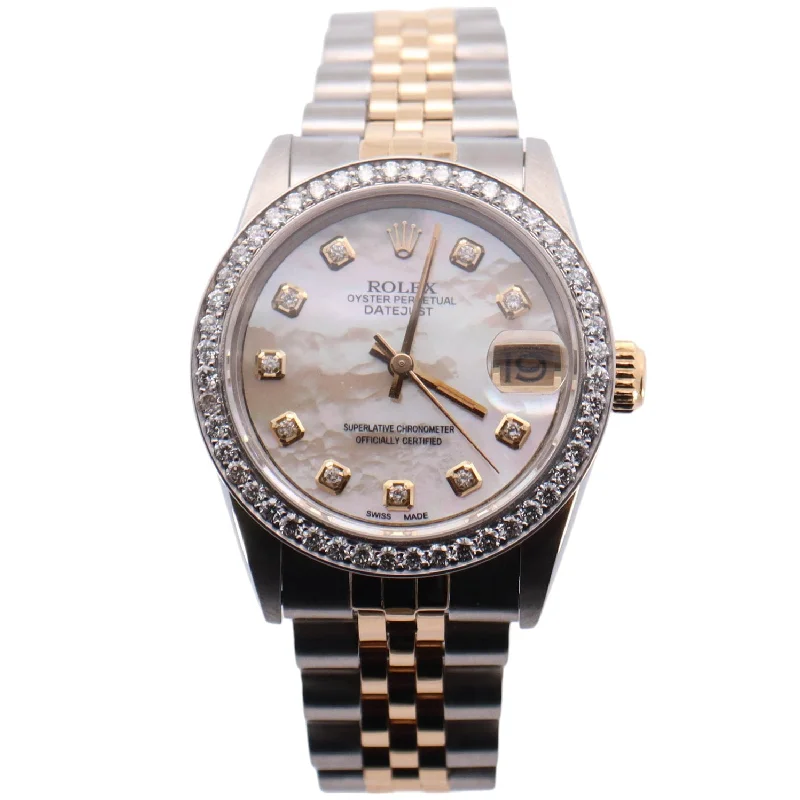 Rolex Datejust 31mm MOP Dial Watch Ref# 68273