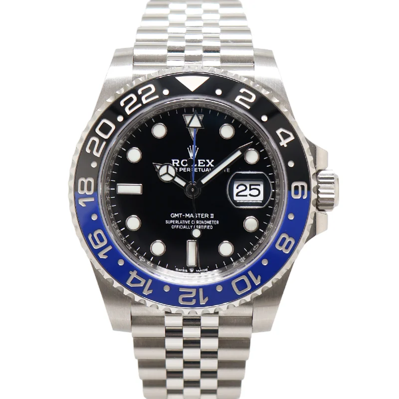 Rolex GMT-Master II 40mm Black Dial Watch Ref# 12671BLNR