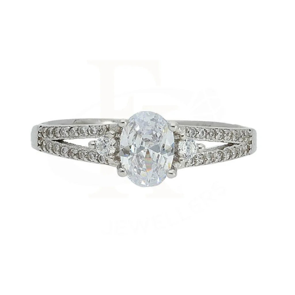 Sterling Silver 925 Solitaire Ring - FKJRN1795