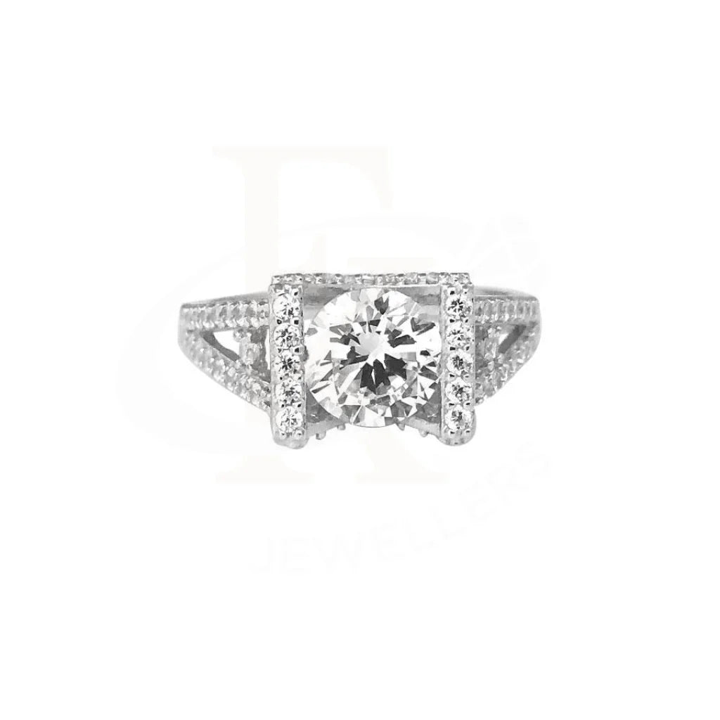 Sterling Silver 925 Solitaire Ring - FKJRN1774