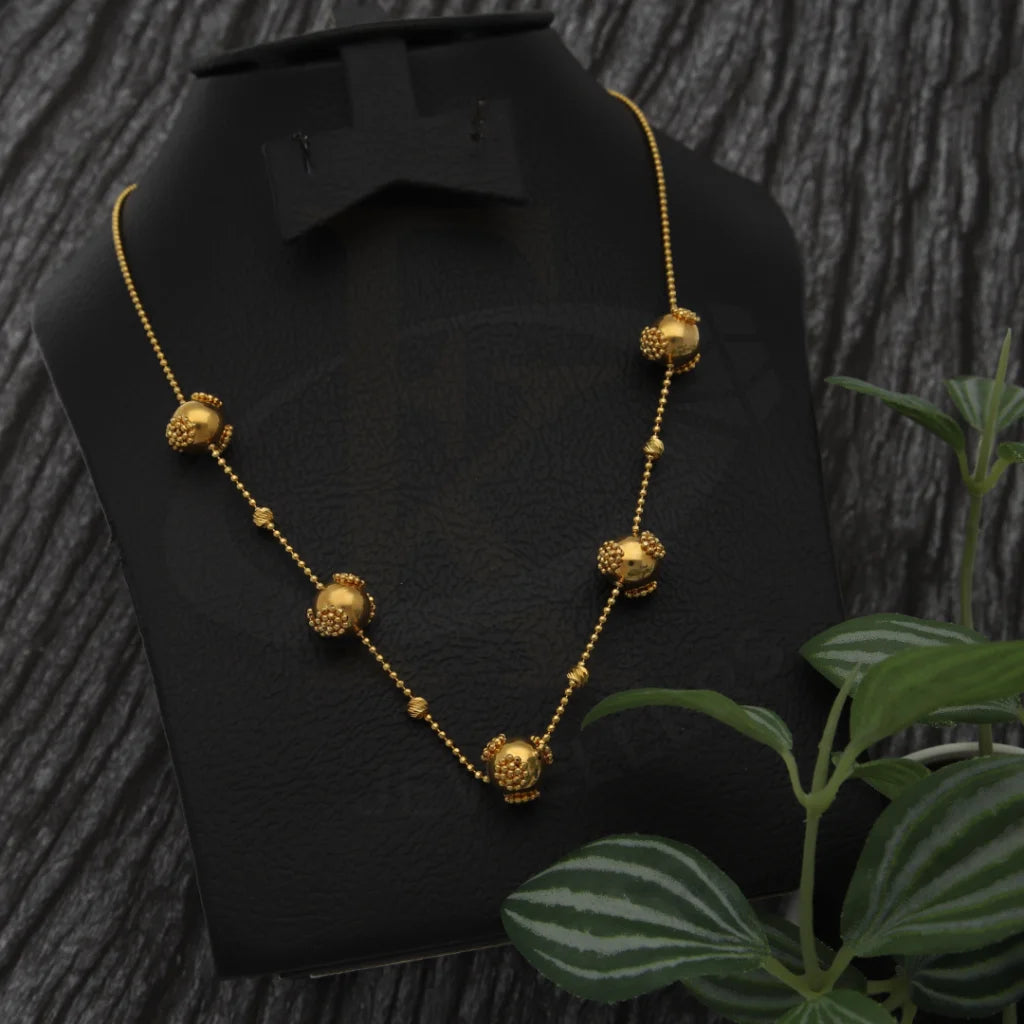 Classy Gold Necklace 21KT - FKJNKL21K7745