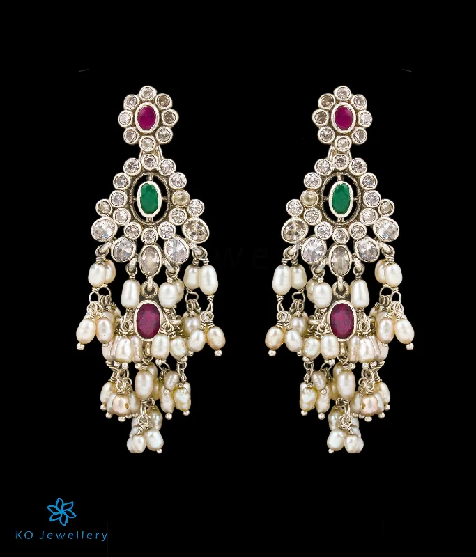 The Tarini Silver Pearl Earrings