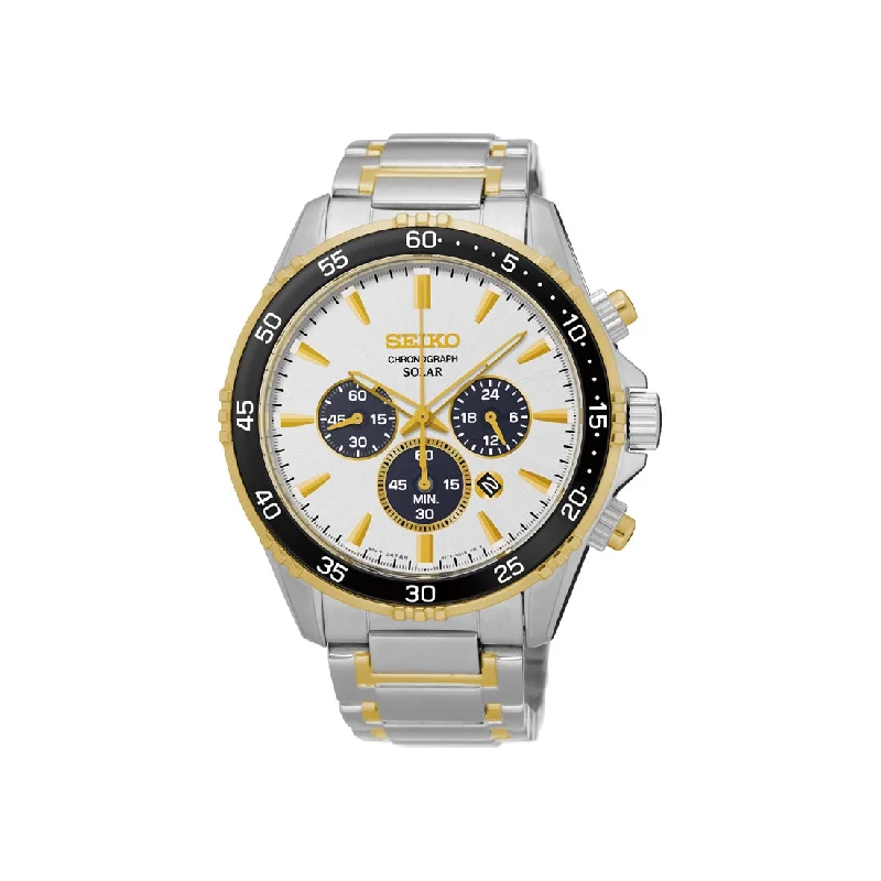 Seiko Men's Chronograph Solar Watch SSC446P-9