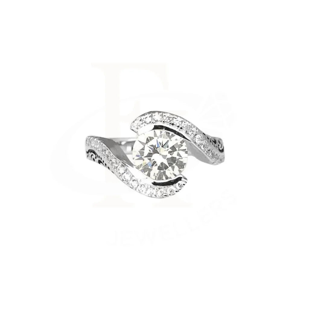 Sterling Silver 925 Solitaire Ring - FKJRN1776