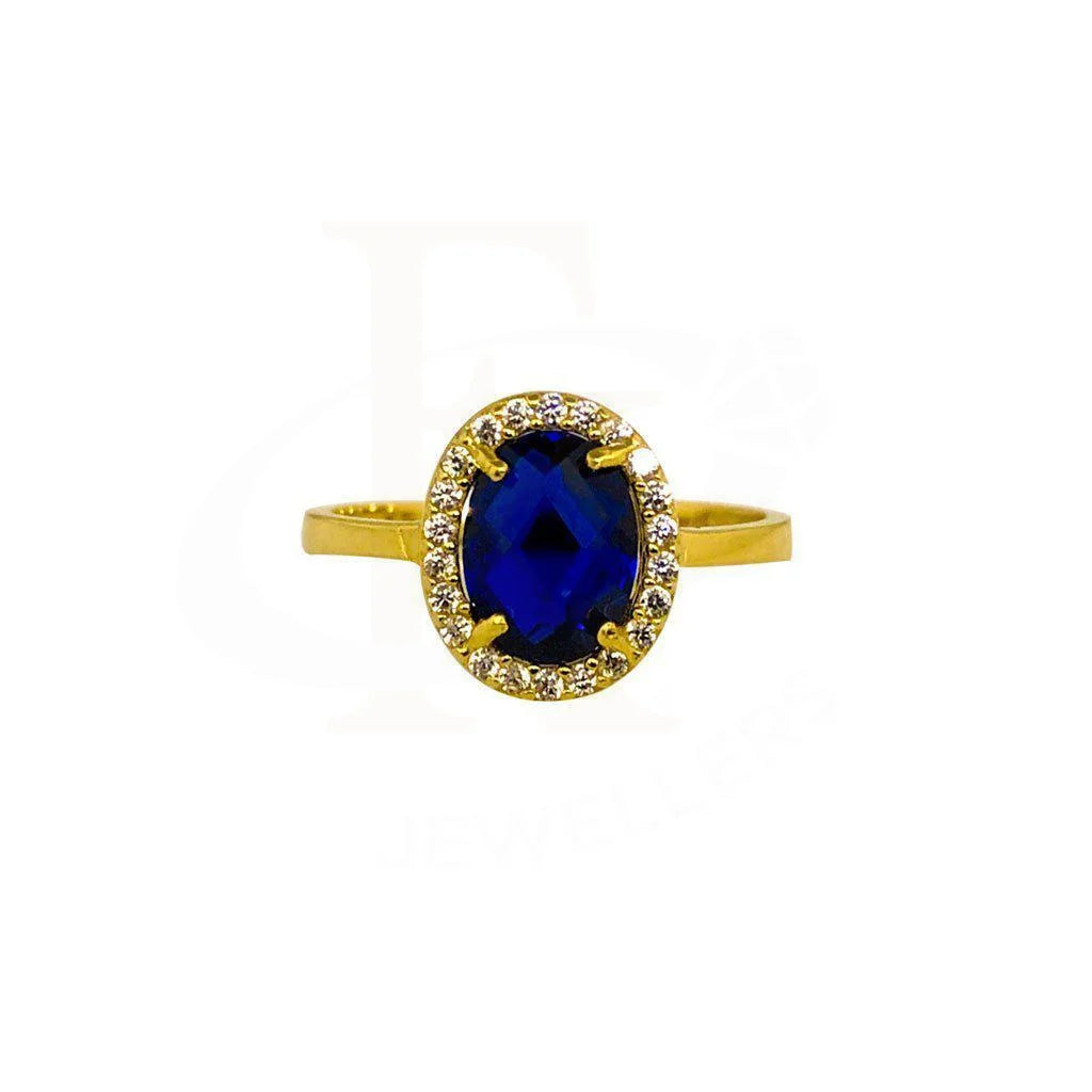 Gold Solitaire Ring 18KT - FKJRN2012