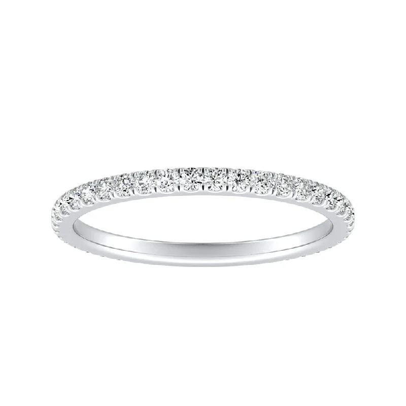 Auriya Platinum 1/3ctw Diamond Wedding Band