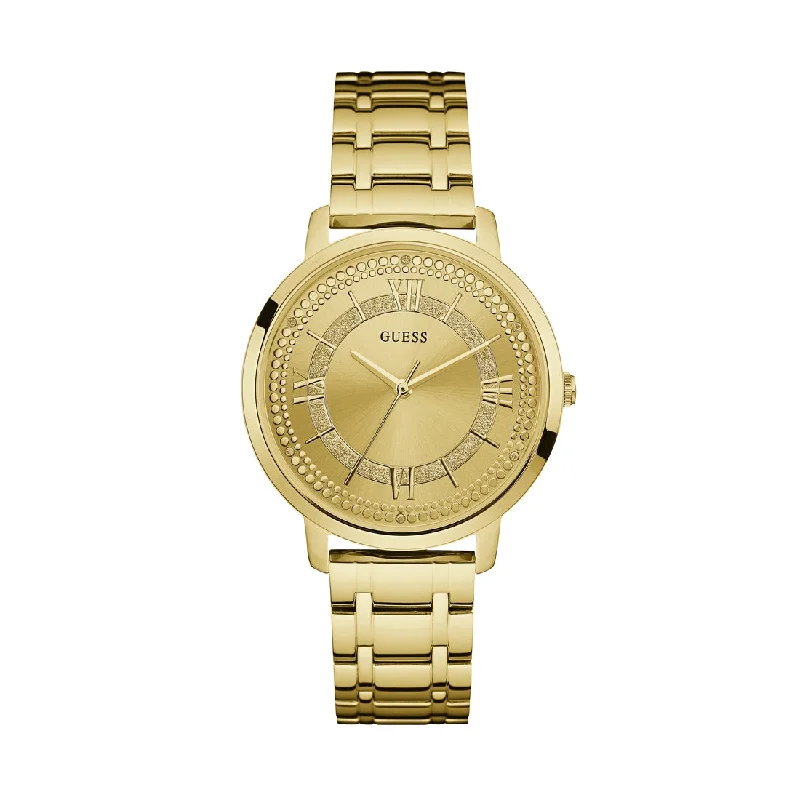 Guess Ladies Montauk Gold Watch Model W0933L2