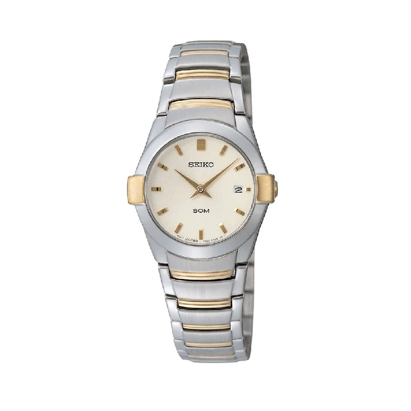 Seiko Ladies Two Tone Watch SXB386P