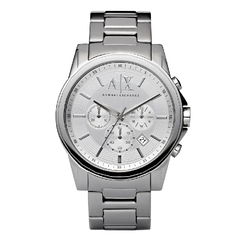 Armani Exchange Mens Silver Watch AX2058