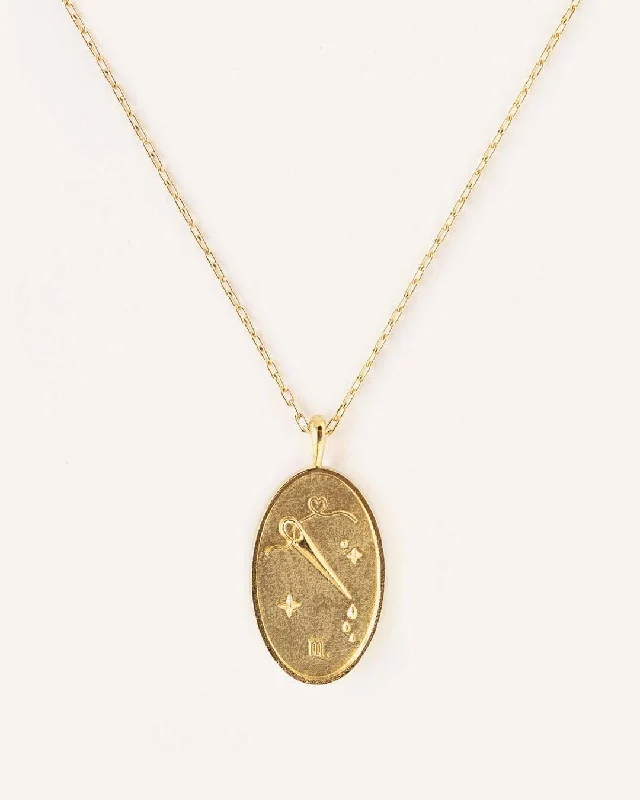 Scorpio | 10K Solid Gold Zodiac Necklace