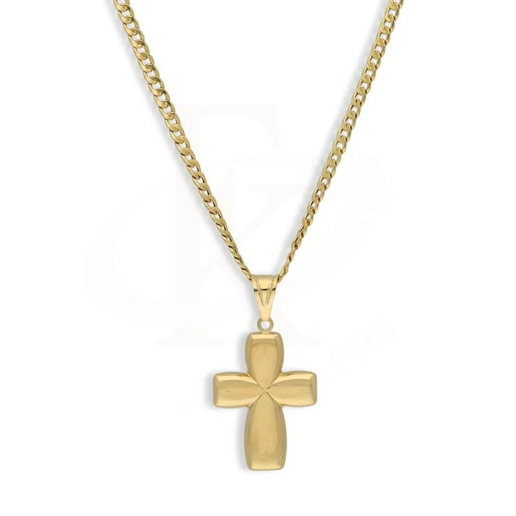 Gold Necklace (Chain With Cross Pendant) 18KT - FKJNKL18K3130