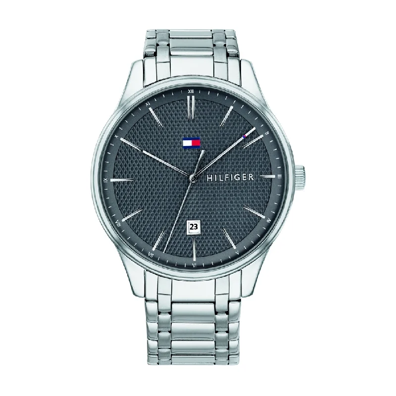 Tommy Hilfiger Grey Men's Stainless Steel Watch Model 1791490