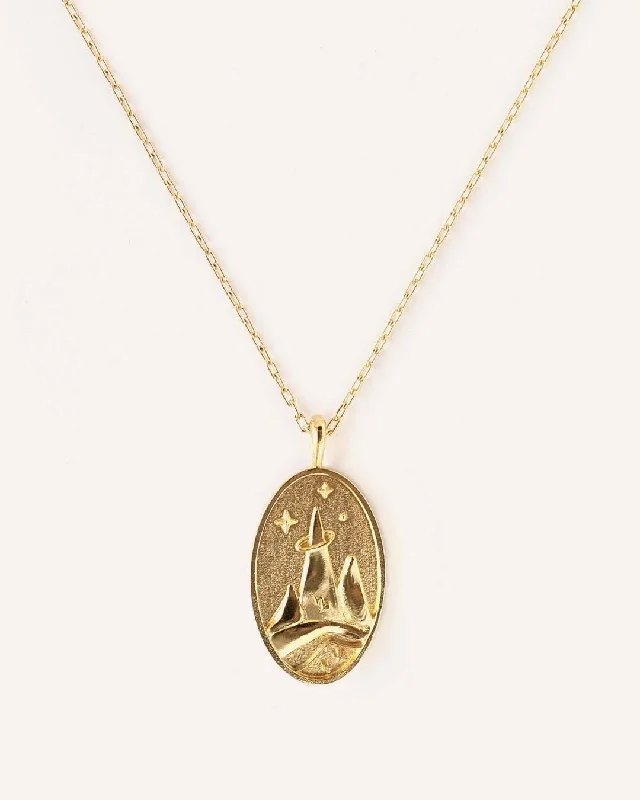 Capricorn | 10K Solid Gold Zodiac Necklace