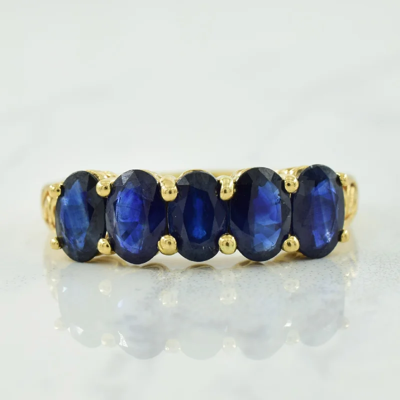 Blue Sapphire Ring | 2.50ctw | SZ 9 |