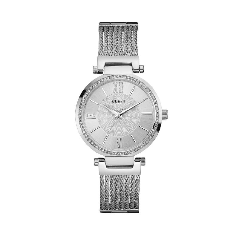 Guess Soho Ladies Silver Watch Model W0638L1