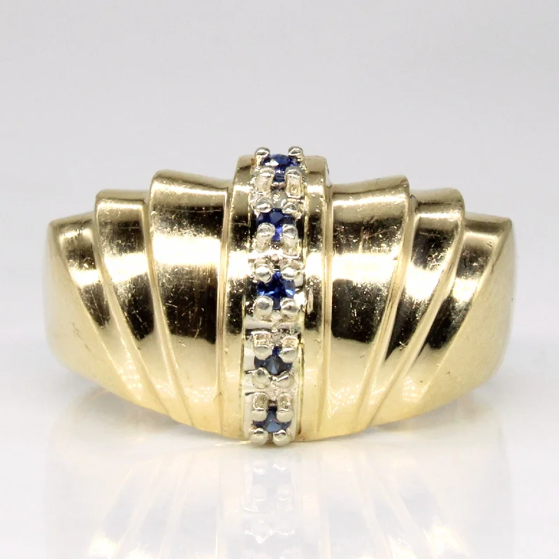 Sapphire Cocktail Ring | 0.06ctw | SZ 7.75 |