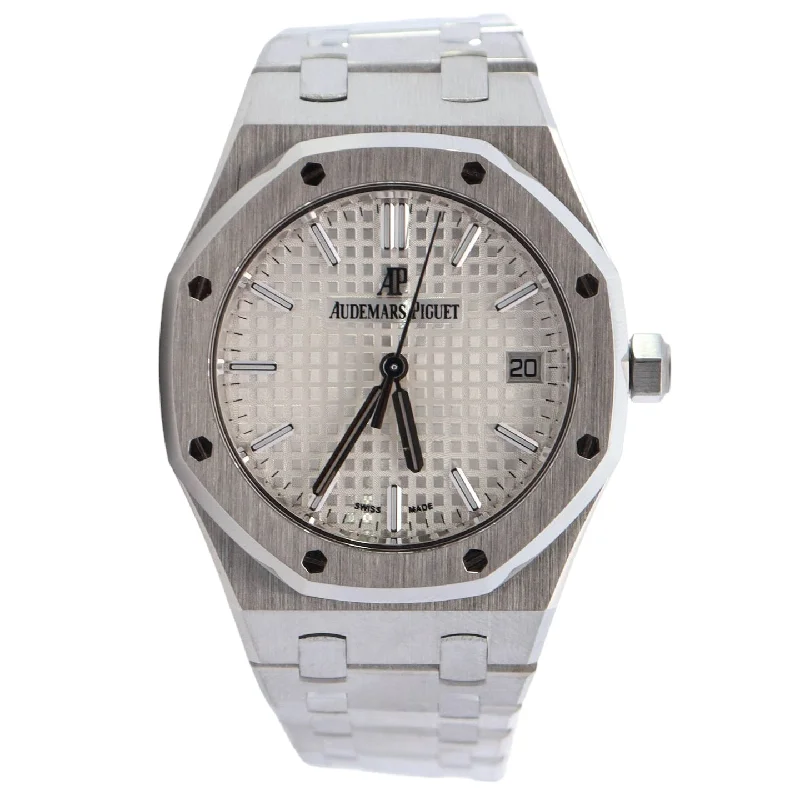 Audemars Piguet Royal Oak 34mm Silver Dial Watch Ref# 77350ST.OO.1261ST.01