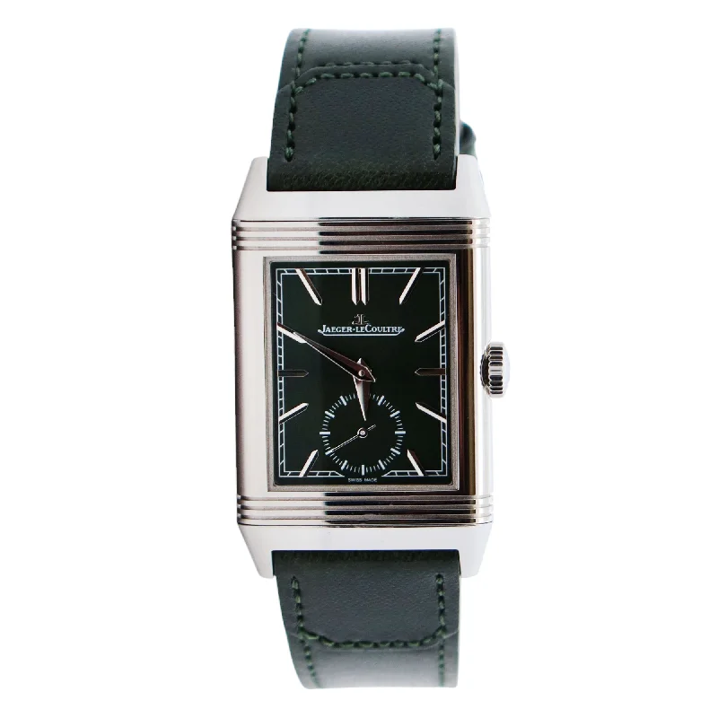 Jaeger-LeCoultre Reverso 27mm Green Dial Watch Ref# Q3978430