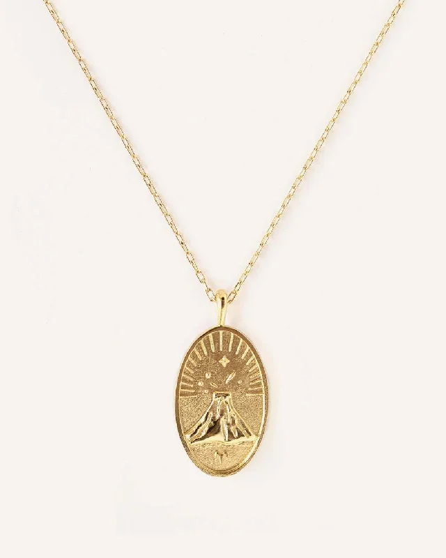 Aries | 10K Solid Gold Zodiac Necklace