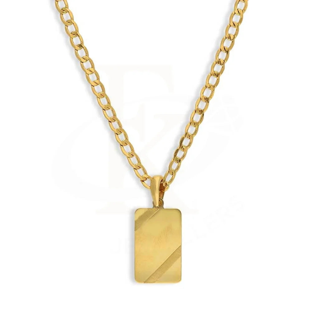 Gold Necklace (Chain With Pendant) 18KT - FKJNKL18K3145