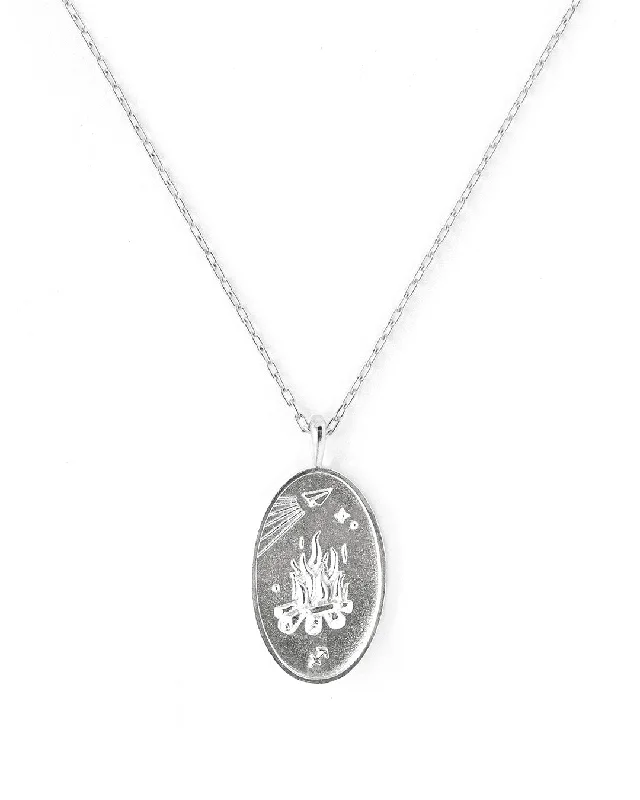 Sagittarius Silver Zodiac Necklace