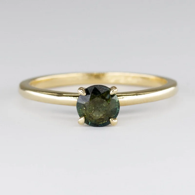 '100 Ways' 14k Yellow Gold Sapphire Solitaire Ring | 0.30ct | SZ 6.75