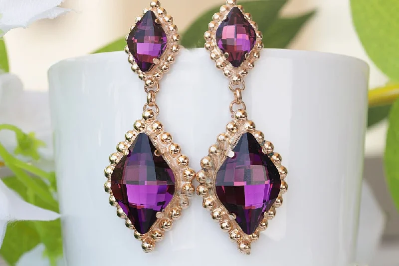 AMETHYST EARRINGS