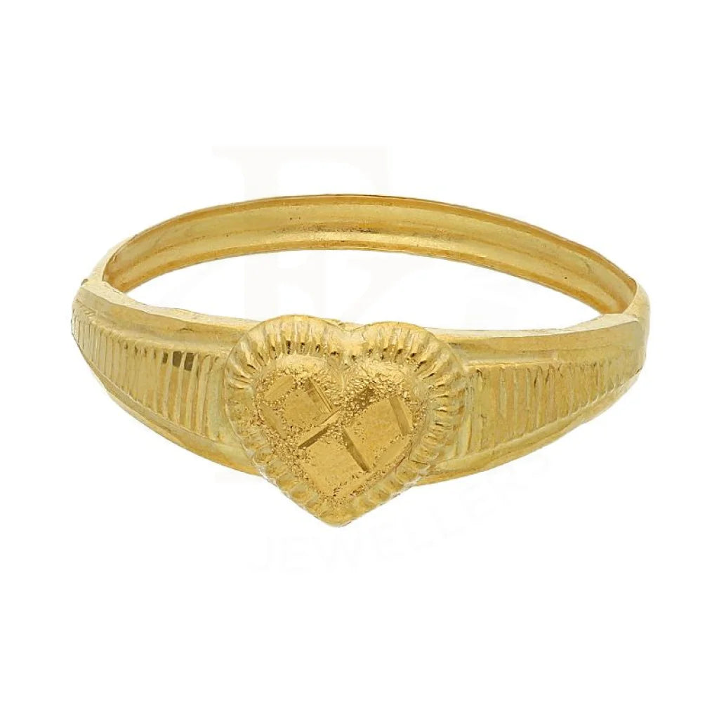 Gold Heart Shaped Ring 18KT - FKJRN18K2780