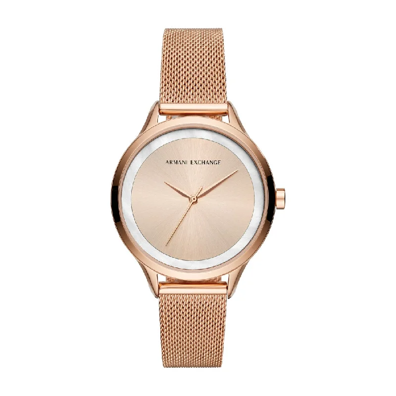 Armani Exchange Ladies Harper Rose Gold Model AX5602