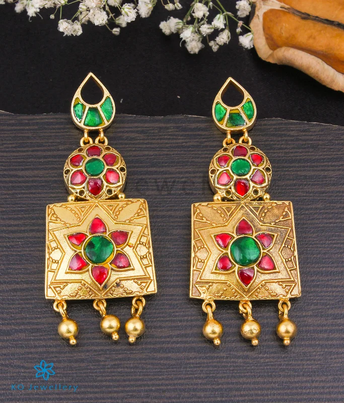 The Amaanat Silver Kundan Earrings