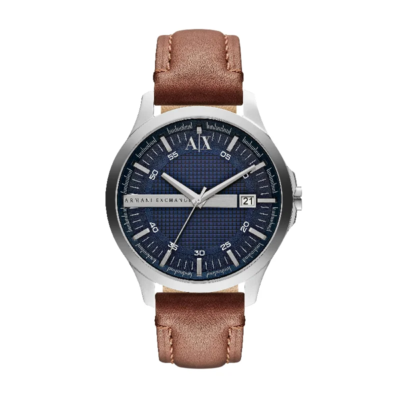 Armani Exchange Men's Leather Watch - AX2133