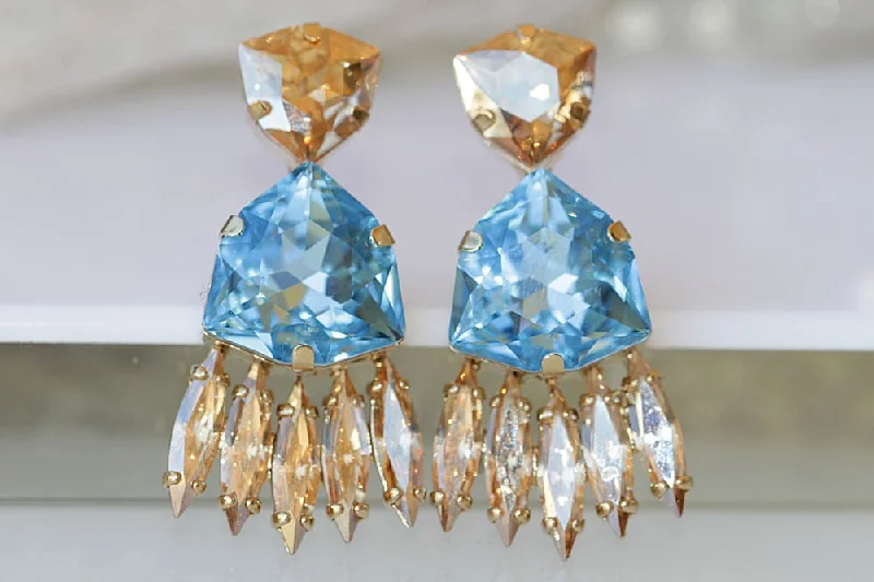 AQUAMARINE EARRINGS