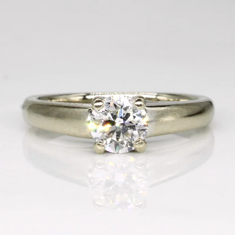 Canadian Diamond Solitaire 14k Ring | 0.59ct | SZ 5.25 |