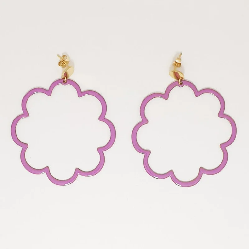 Pirouette Earrings Violet