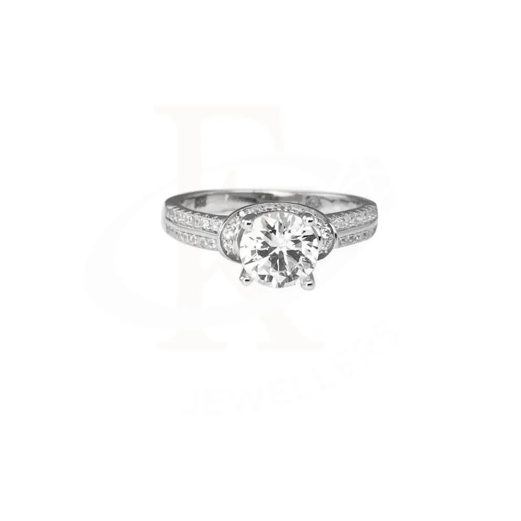 Sterling Silver 925 Solitaire Ring - FKJRN1793