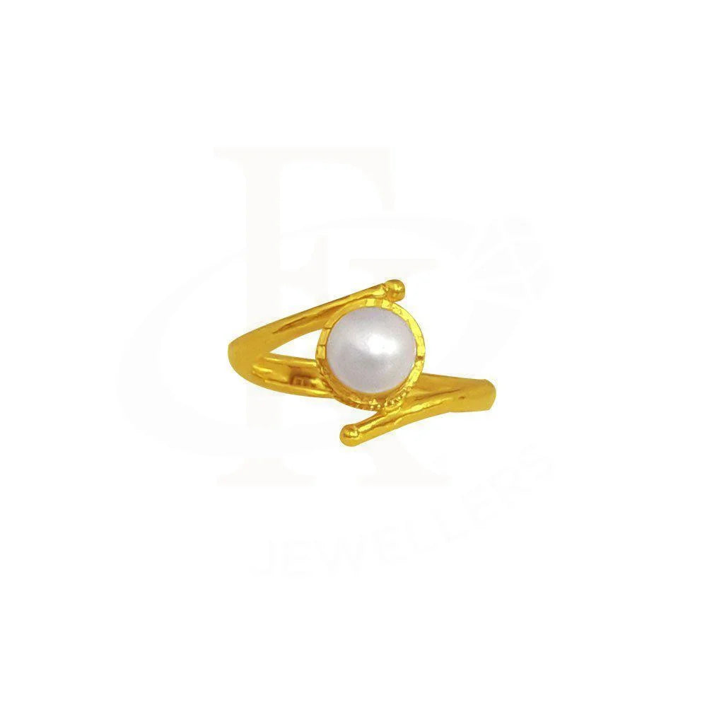 Gold Baby Solitaire Ring 22KT - FKJRN1898