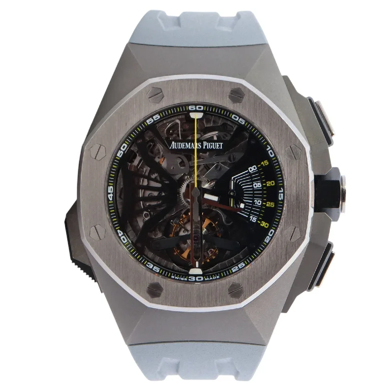 Audemars Piguet Royal Oak 44mm Openwork Dial Watch Ref# 26577TI.OO.D002CA.01