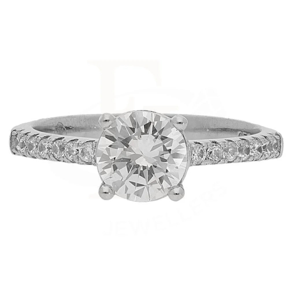 Sterling Silver 925 Solitaire Ring - FKJRN1778