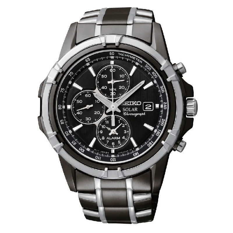 Seiko Men's Solar Chronograph Watch