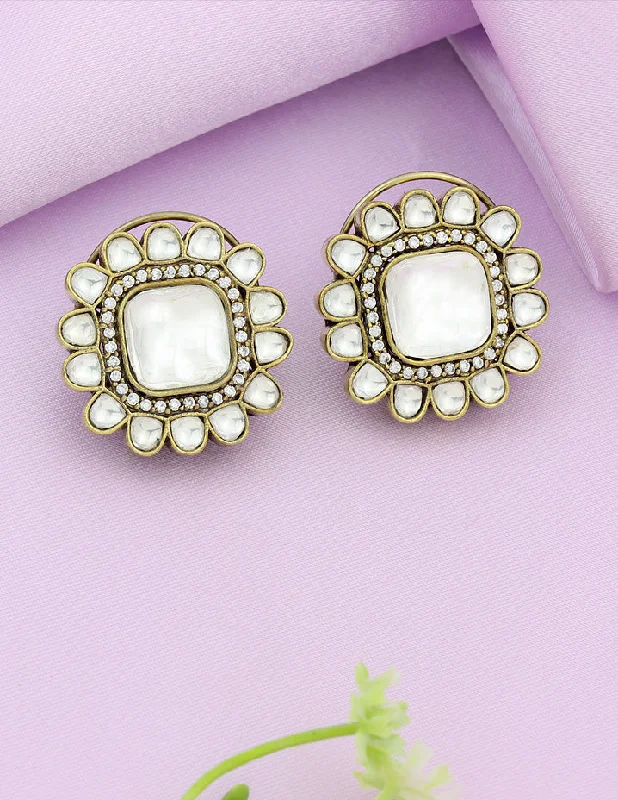 Designer Victorian Stud Earrings