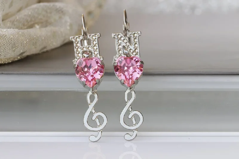 PINK MUSICAL EARRINGS