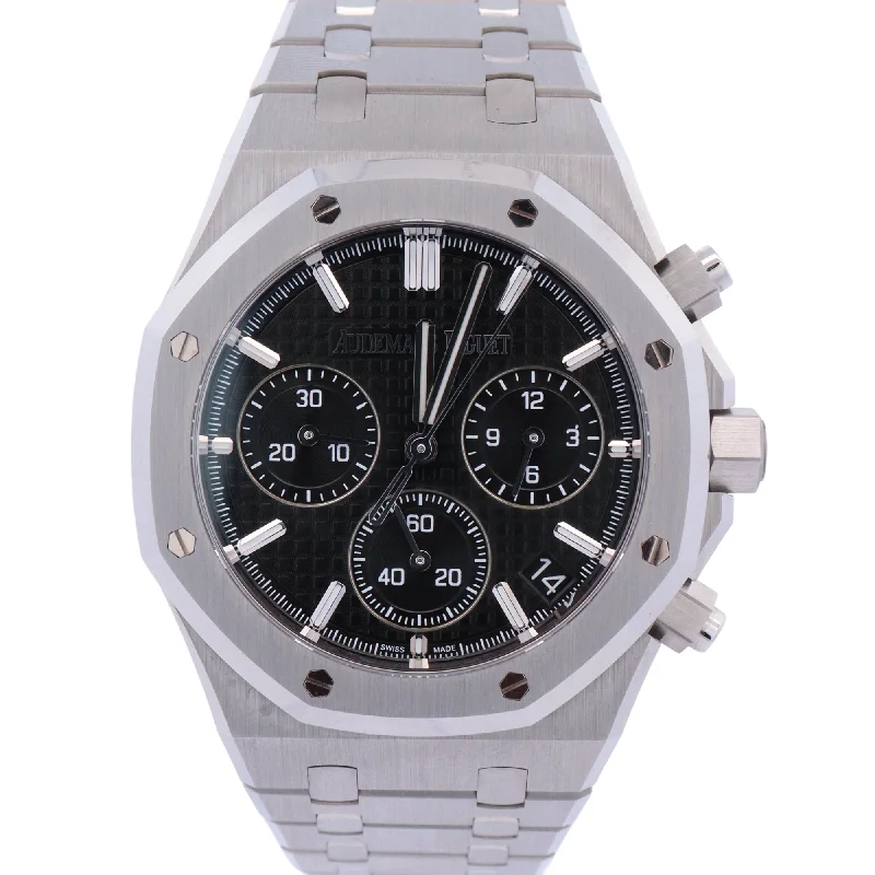 Audemars Piguet Royal Oak 41mm Black Dial Watch Ref# 26240ST.OO.1320ST.02