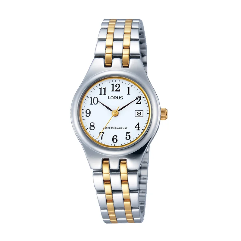 Lorus Ladies Two Tone Watch RH787AX-9